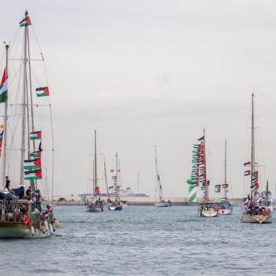 Des bateaux d'une nouvelle flottille pour Ghaza interceptés par les forces sionistes   