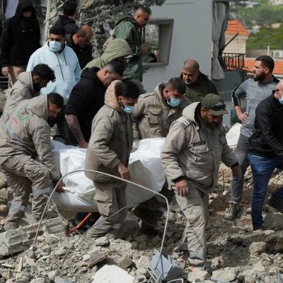 Sept personnes tombent en martyrs  au Liban dans une frappe sioniste