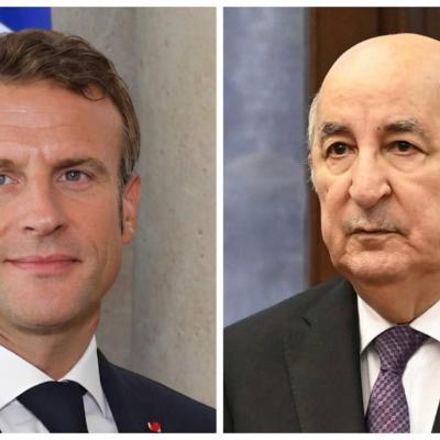 رئيس الجمهورية يتلقى تعازي نظيره  الفرنسي