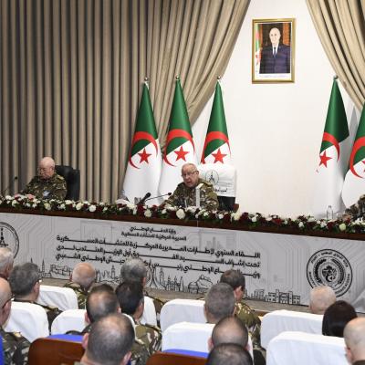 Le Général d'Armée Saïd Chanegriha préside la réunion annuelle des cadres des infrastructures militaires