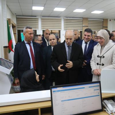 زيارة لوكالات الضمان الاجتماعي و صندوق التقاعد بالعاصمة