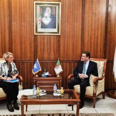 آيت مسعودان يستقبل وفدا عن مكتب منظمة الأمم المتحدة للطفولة 