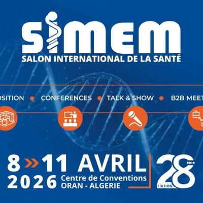 Le 28e Salon International de la Santé prévu du 8 au 11 avril à Oran