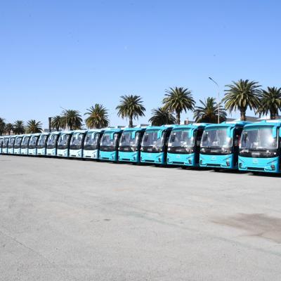 تسليم أول دفعة لحافلات نقل المسافرين المستوردة