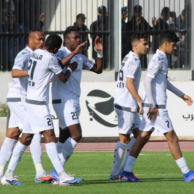 Joie des joueurs de l'USMK