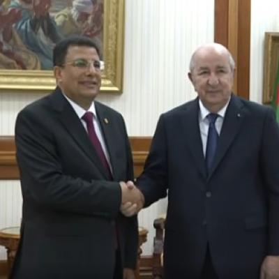 رئيس الجمهورية يستقبل رئيس البرلمان الافريقي