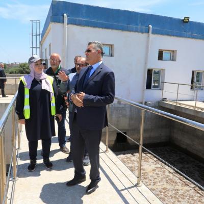 وزير الري يتفقد منشآت مائية بالعاصمة ويشدد على تعزيز استمرارية التزويد  بالمياه