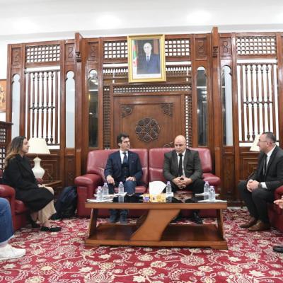 وفد برلماني إيطالي في زيارة رسمية إلى الجزائر