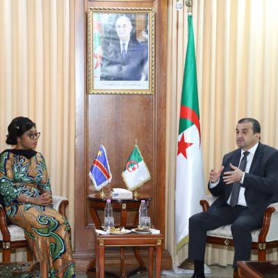 Arkab examine avec son homologue congolaise les moyens de renforcer la coopération bilatérale
