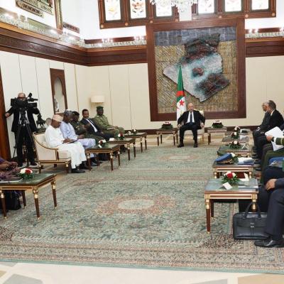 رئيس الجمهورية يستقبل، وزير دولة وزير الداخلية والأمن العام والإدارة الإقليمية لجمهورية النيجر الشقيقة