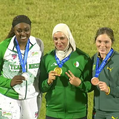 Zahra Tatar offre à l'Algérie sa première médaille d'or à Accra