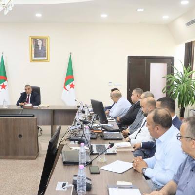 جلاوي يأمر بتسريع وتيرة إنجاز المشاريع الإستراتيجية