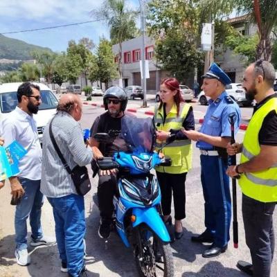 المندوبية الوطنية للأمن في الطرق تواصل الحملات التحسيسية