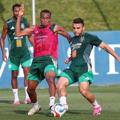 Nouvelle séance d'entrainement des Verts