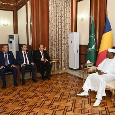 سيفي غريب يستقبل بنجامينا من قبل الرئيس التشادي 