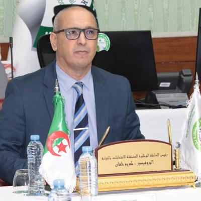 Karim Khelfane, président par intérim de l'Autorité nationale indépendante des élections