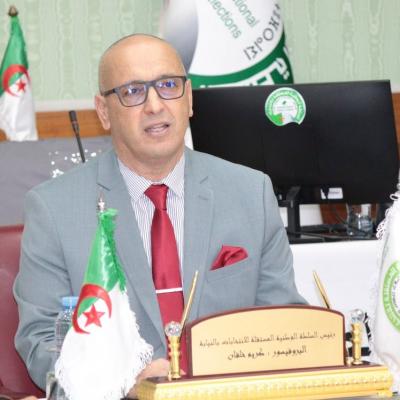 Karim Khelfane, président par intérim de l'ANIE