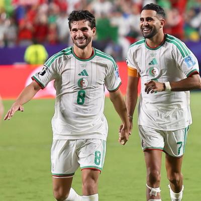 Grande joie de Aouar et de Mahrez