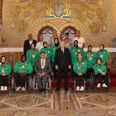 رئيس الجمهورية تكريم الرياضيين المتوجين في المنافسات القارية والعالمية