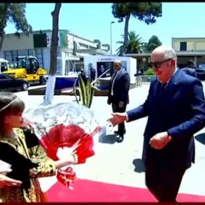 معرض الجزائر الدولي: رئيس الجمهورية يتابع عرضا حول النسيج الاقتصادي وتطور  الصناعة الوطنية 
