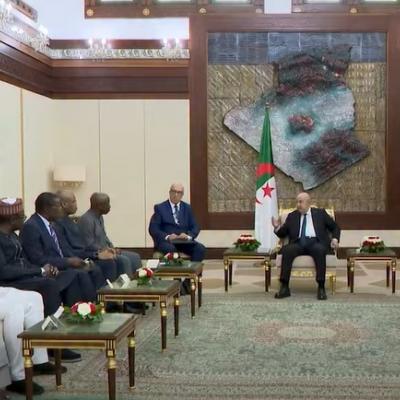رئيس الجمهورية يستقبل وزيري قطاع المحروقات لكل من نيجيريا والنيجر الشقيقتين