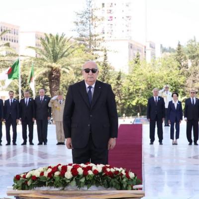 رئيس الجمهورية يترحم على أرواح شهداء الثورة  التحريرية 