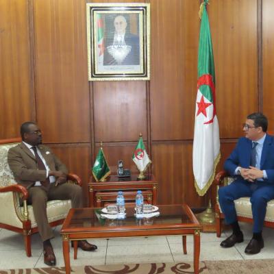 السيد آيت مسعودان يستقبل المدير العام للمركز الإفريقي لمكافحة الأمراض والوقاية منها 