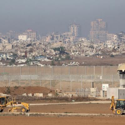L'entité sioniste construit une barrière de plusieurs kilomètres de long pour diviser la bande de Ghaza