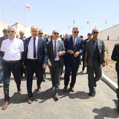 Bouzegza inspecte les projets hydrauliques de la zone industrielle de Toumiat