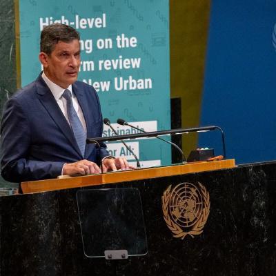 Rabehi prend part à la réunion de haut niveau de l'AG des Nations unies sur le développement urbain