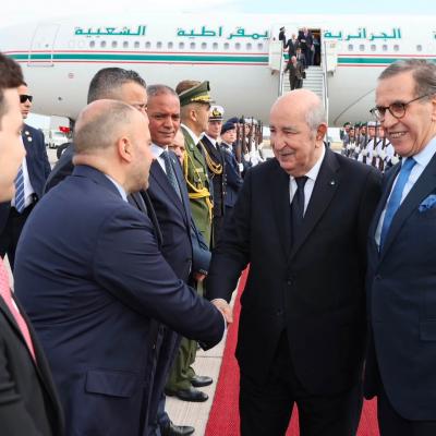رئيس الجمهورية يحل ببرلين 