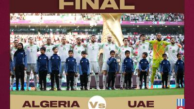 كرة القدم/كأس العرب فيفا 2025 - الدور ربع النهائي/ الجزائر-الامارات:  ''الخضر'' من أجل بلوغ المربع الذهبي
