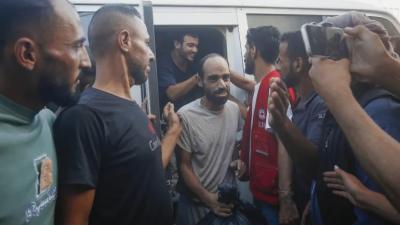 غزة: اطلاق سراح 5 معتقلين فلسطينيين  