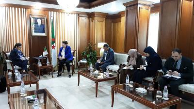 بحث سبل تعزيز التعاون بين الجزائر ومجموعة البنك الدولي في المجال المنجمي