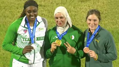 Zahra Tatar offre à l'Algérie sa première médaille d'or à Accra