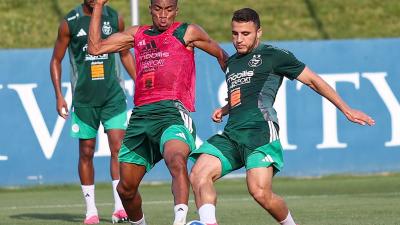 Nouvelle séance d'entrainement des Verts