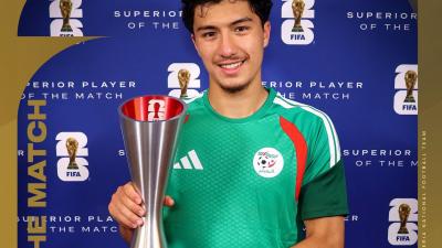 مونديال-2026 : ابراهيم مازة أفضل لاعب في مواجهة الجزائر والأردن