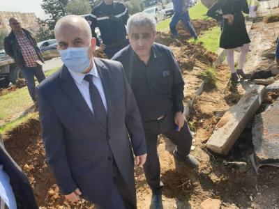 انهيار أرضية محطة نقل المسافرين 