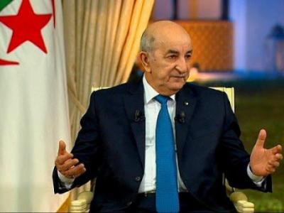 Le Président Tebboune lors d'une des entrevues accordées aux représentants de la presse nationale