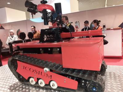 Icosium, le robot pompier