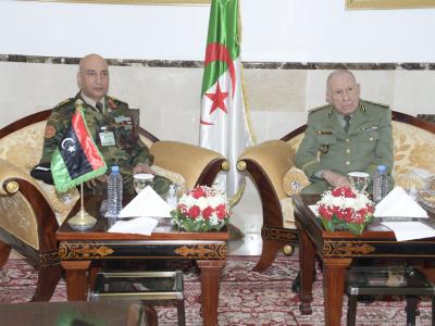 Chanegriha Saïd, Chef d'Etat-major de l'ANP reçoit le Général d'Armée Mohamed Ali El-Haddad