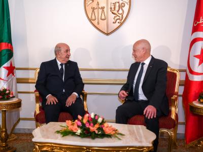الرئيس تبون مع نظيره التونسي