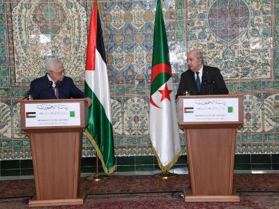 Conférence de presse du président Abdelmadjid Tebboune et le président Mahmoud Abbas