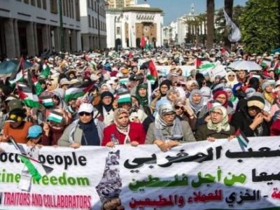 Manifestation marocaine anti-normalisation 