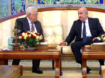 الرئيس تبون و الرئيس عباس