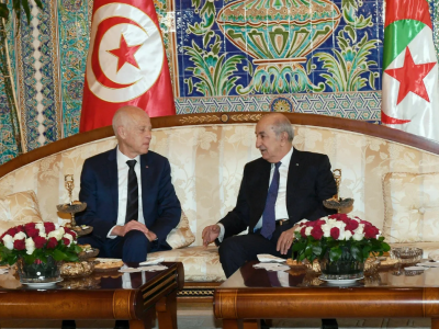 Photo d'archive Tebboune-Saïed