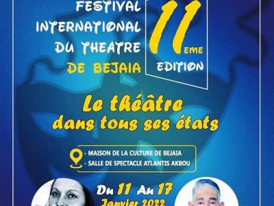 Festival international du théâtre de Bejaïa affiche 11e 