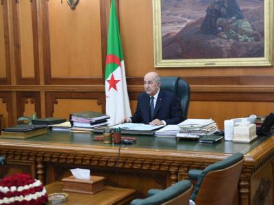 Abdelmadjid Tebboune CM visioconférence