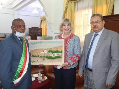 السفيرة الأمريكية بالجزائر