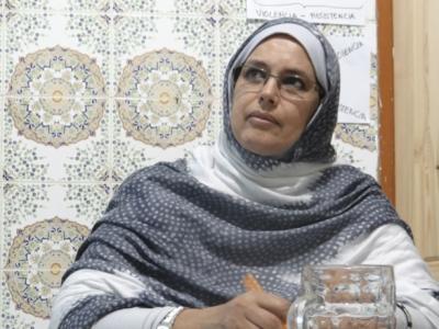 El Ghalia Djimi, militante sahraouie des Droits de l'homme 